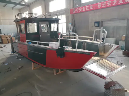 Turismo y recreación: artesanías de desembarco de aluminio para la comodidad y seguridad del pasajero