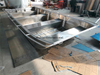 Bote de aluminio de fondo plano