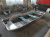 Bote de aluminio de fondo plano