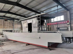Recipiente de pesca de aluminio