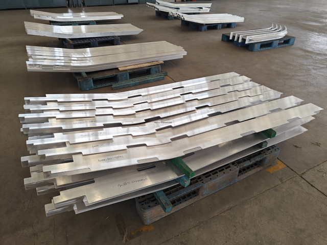 Componentes mecanizados de aluminio de alta resistencia para uso industrial