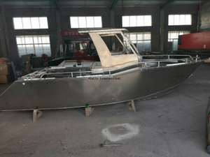 6.5m todos los botes de aluminio soldados de aluminio