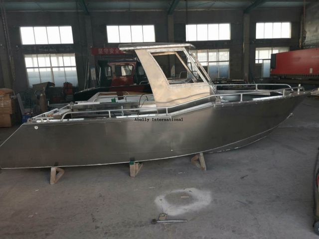 6.5m todos los botes de aluminio soldados de aluminio