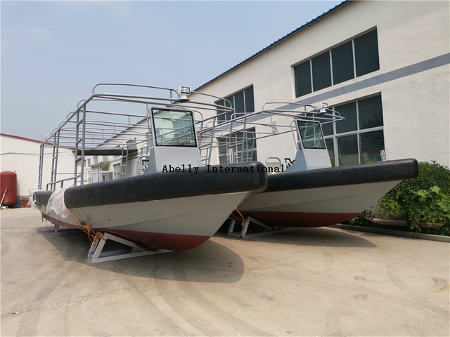 Aluminio todo el bote de buceo soldado